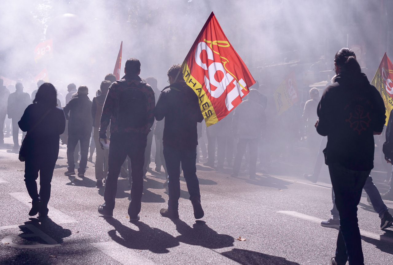 Manifestation toulousaine contre la Loi Pénicaud